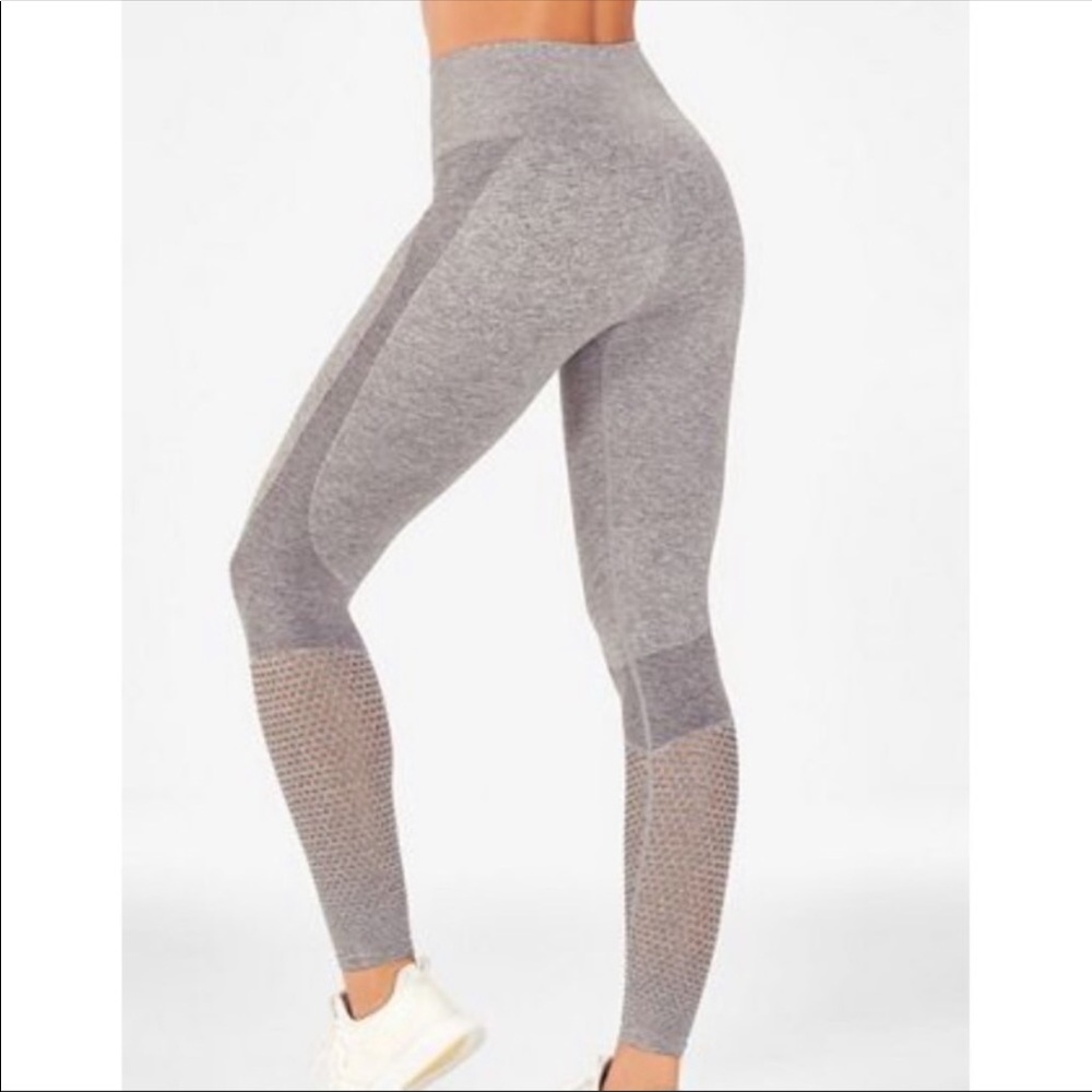 Fabletics Gray High Waisted Leggings